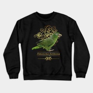 blue-crowned parrot Crewneck Sweatshirt